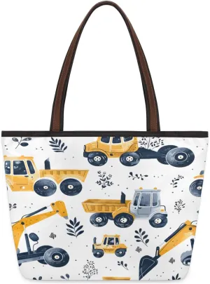 Tote Bag for Women with Zipper Large Capacity Top Handle Casual Shoulder Bag Handbag Reusable Shopping