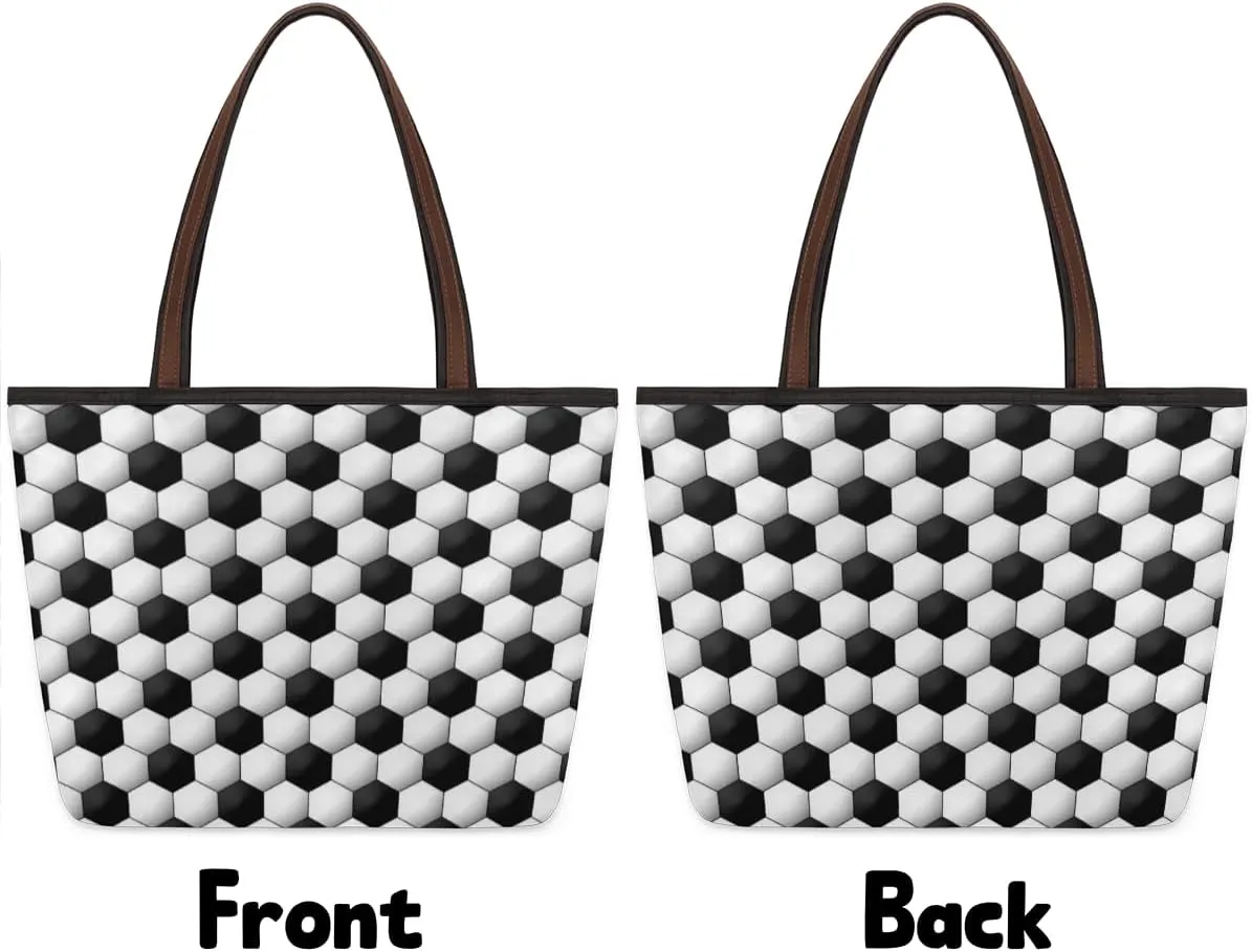 Tote Bag for Women with Zipper Large Capacity Top Handle Casual Shoulder Bag Handbag Reusable Shopping
