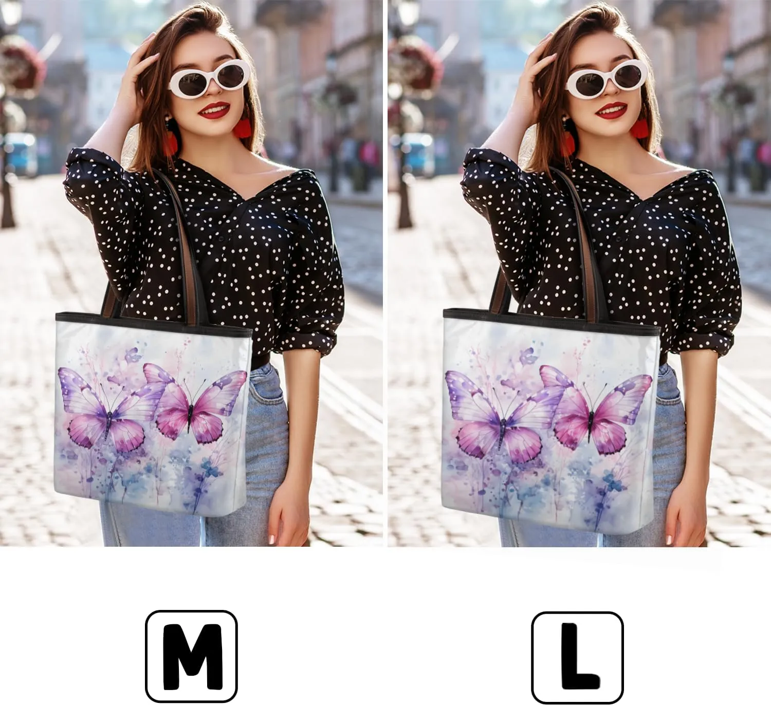Tote Bag for Women with Zipper Large Capacity Top Handle Casual Shoulder Bag Handbag Reusable Shopping