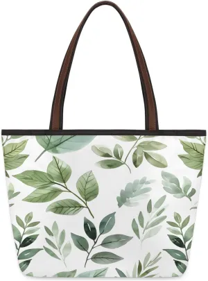 Tote Bag for Women with Zipper Large Capacity Top Handle Casual Shoulder Bag Handbag Reusable Shopping