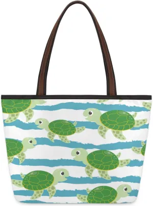 Tote Bag for Women with Zipper Large Capacity Top Handle Casual Shoulder Bag Handbag Reusable Shopping