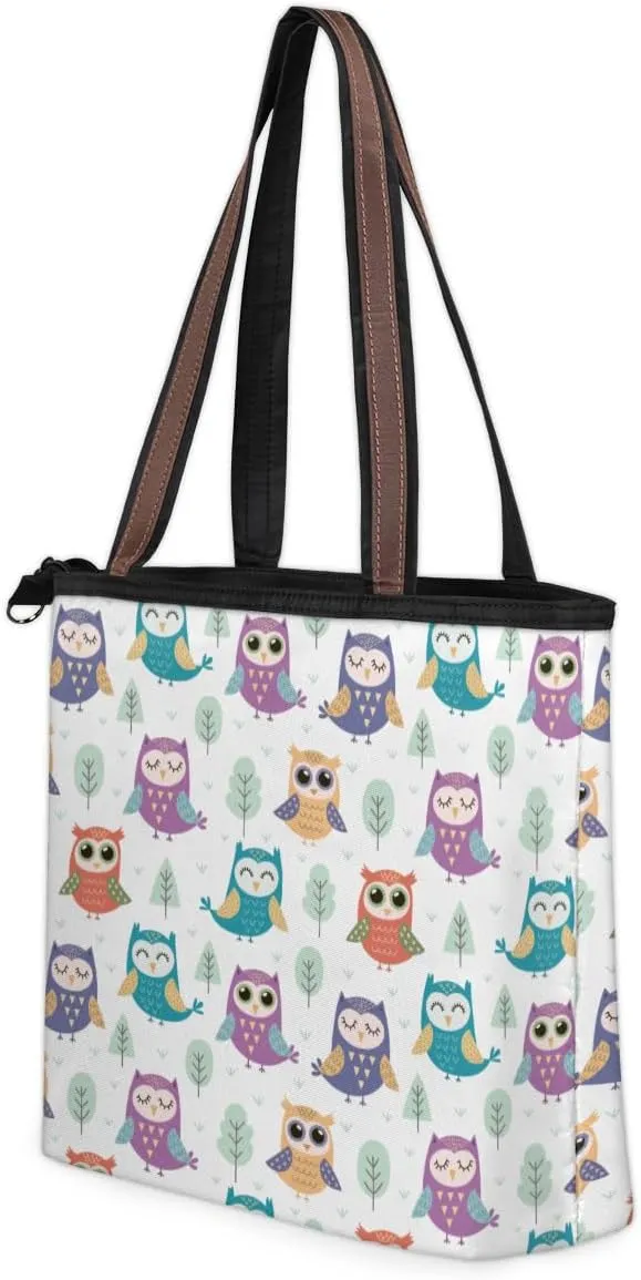 Tote Bag for Women with Zipper Large Capacity Top Handle Casual Shoulder Bag Handbag Reusable Shopping