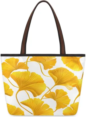 Tote Bag for Women with Zipper Large Capacity Top Handle Casual Shoulder Bag Handbag Reusable Shopping