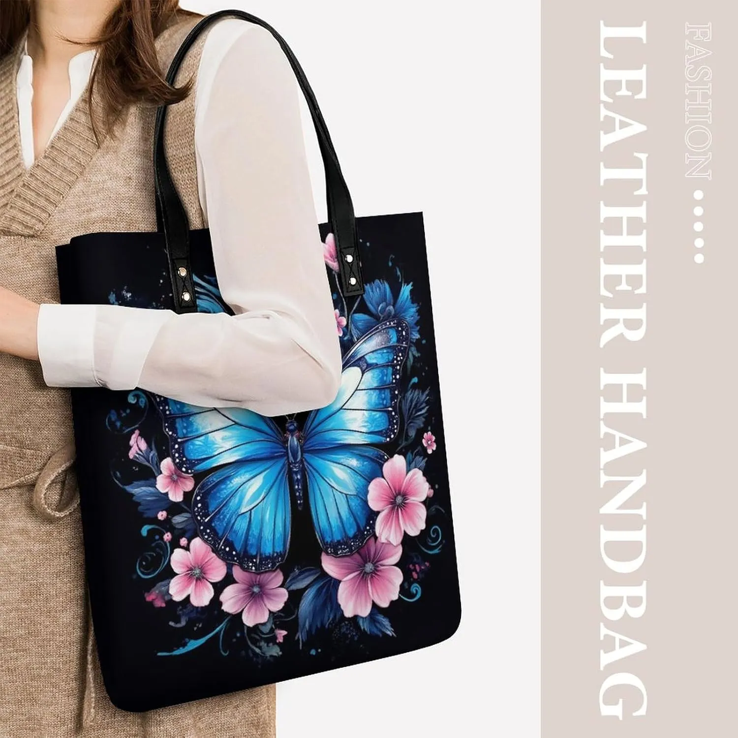 Tote Bag for Women Work Pu Leather Travel Purse and Handbags