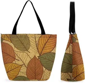 Tote Bag Reusable Grocery Bag Foldable Shopping Bag Extra Large Shoulder Bag Wavy Style Lines Tote Bag for Travel