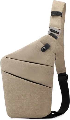 Travel Anti Pickpocket Purses, Slim Carry Crossbody Bag for Women & Man Travel Safe, Waterproof