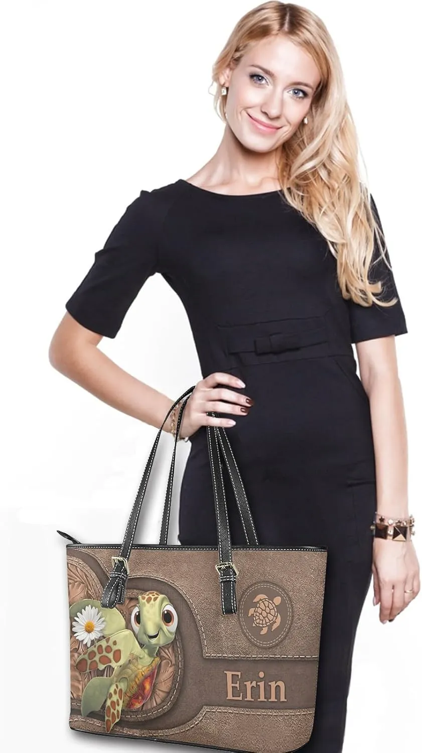 Tuoxiukan Custom Photo Tote Bags for Women Personalized Womens Purses And Handbags Customized Shoulder Bag Gifts for Her