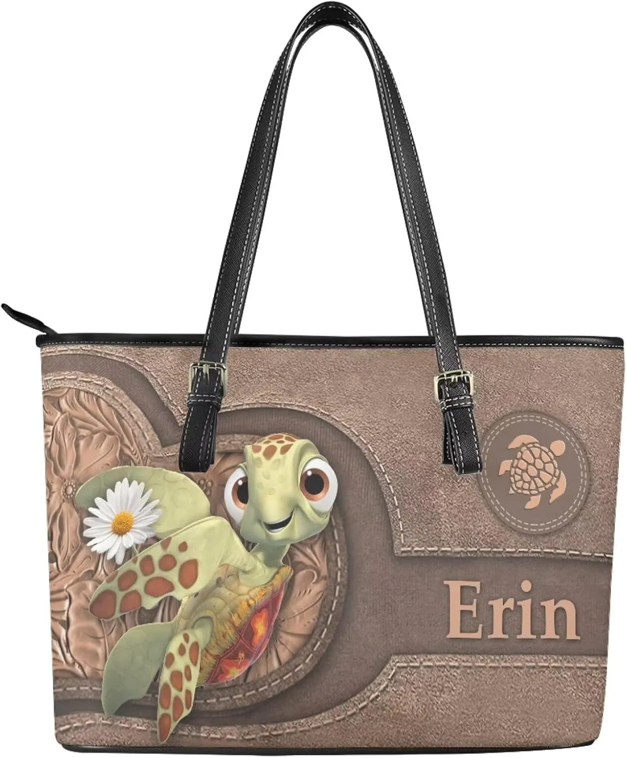 Tuoxiukan Custom Photo Tote Bags for Women Personalized Womens Purses And Handbags Customized Shoulder Bag Gifts for Her