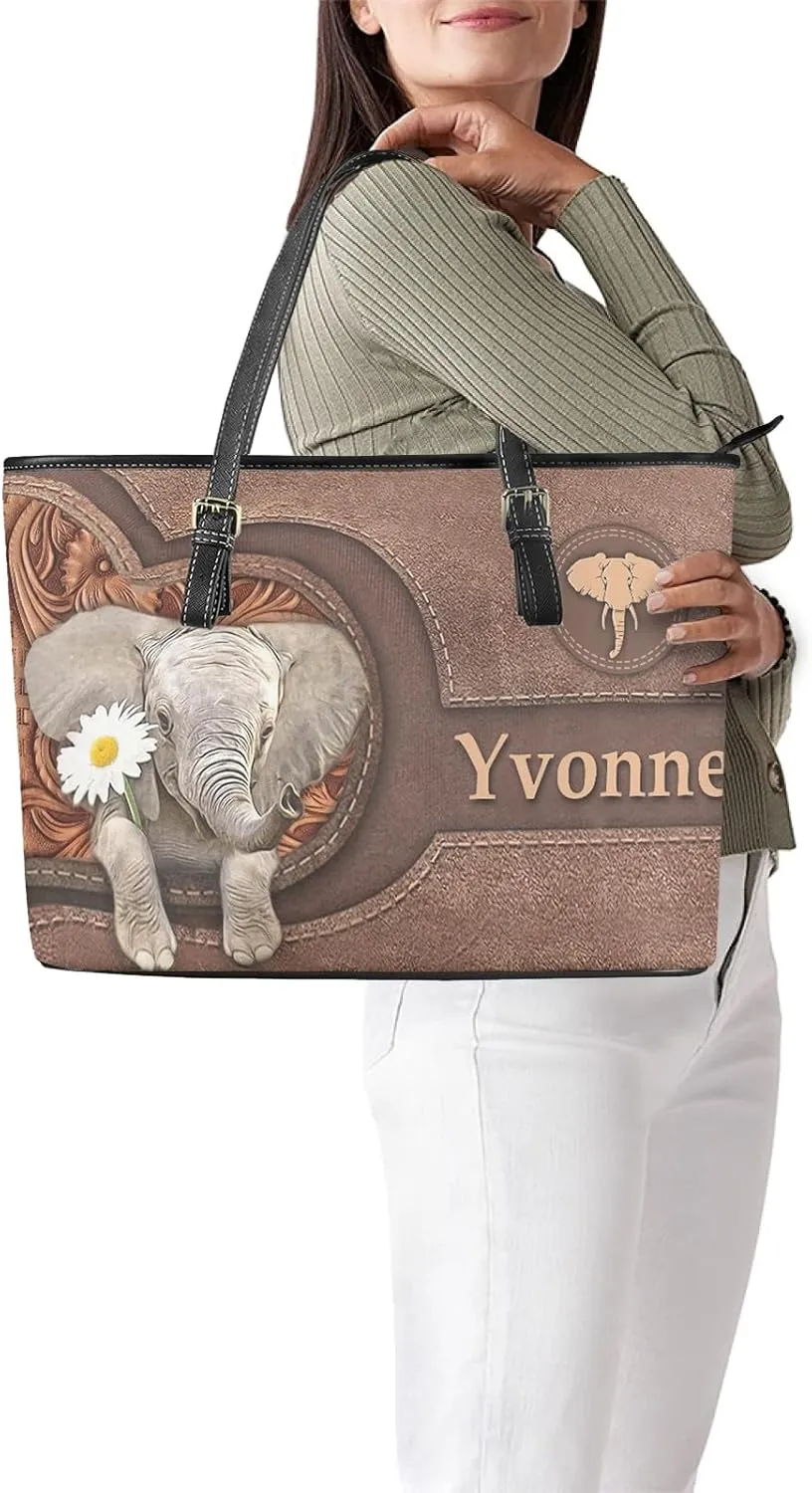 Tuoxiukan Custom Photo Tote Bags for Women Personalized Womens Purses And Handbags Customized Shoulder Bag Gifts for Her