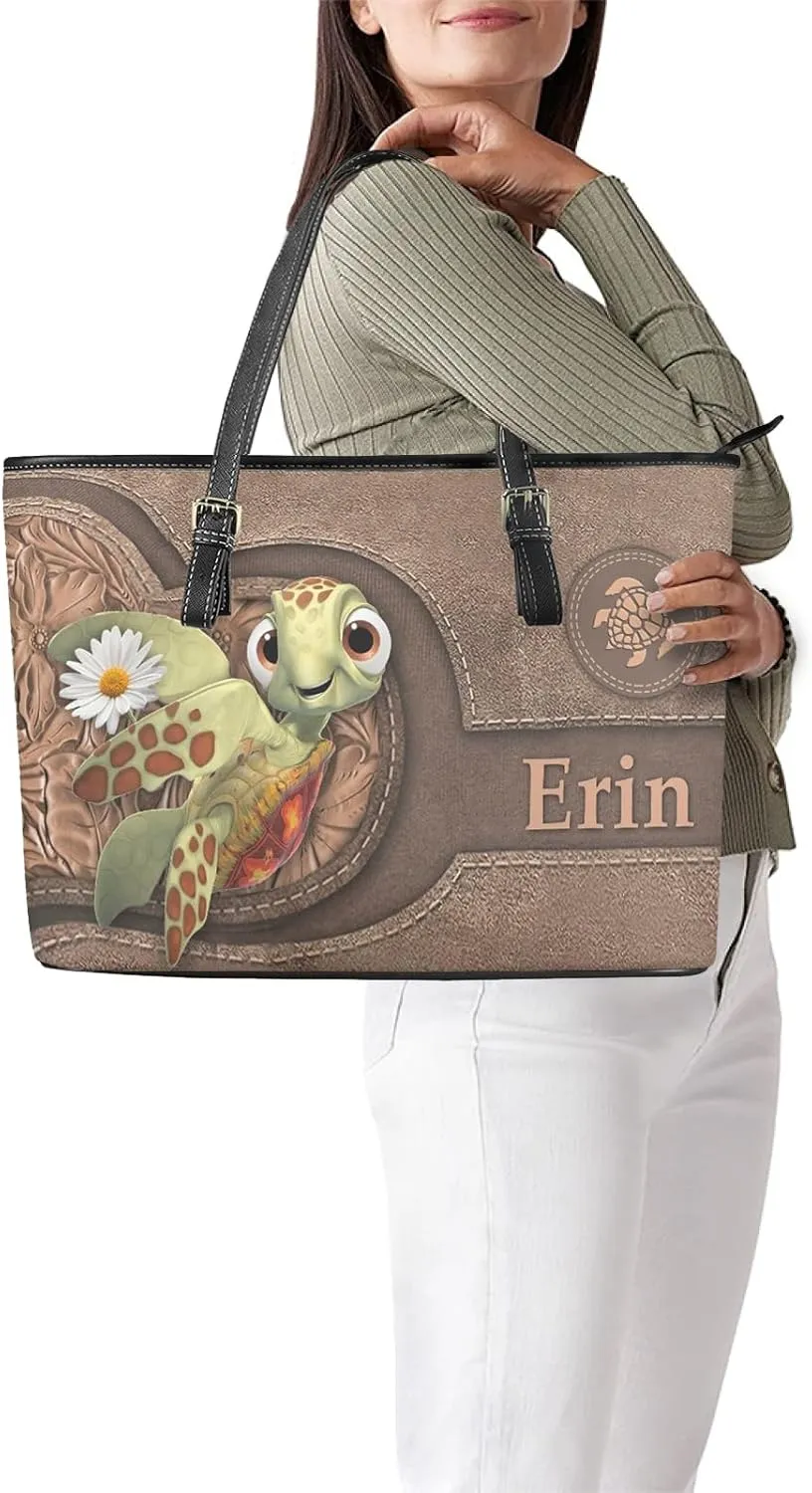 Tuoxiukan Custom Photo Tote Bags for Women Personalized Womens Purses And Handbags Customized Shoulder Bag Gifts for Her