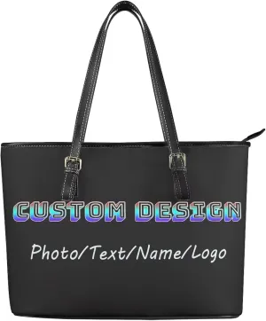 Tuoxiukan Custom Photo Tote Bags for Women Personalized Womens Purses And Handbags Customized Shoulder Bag Gifts for Her
