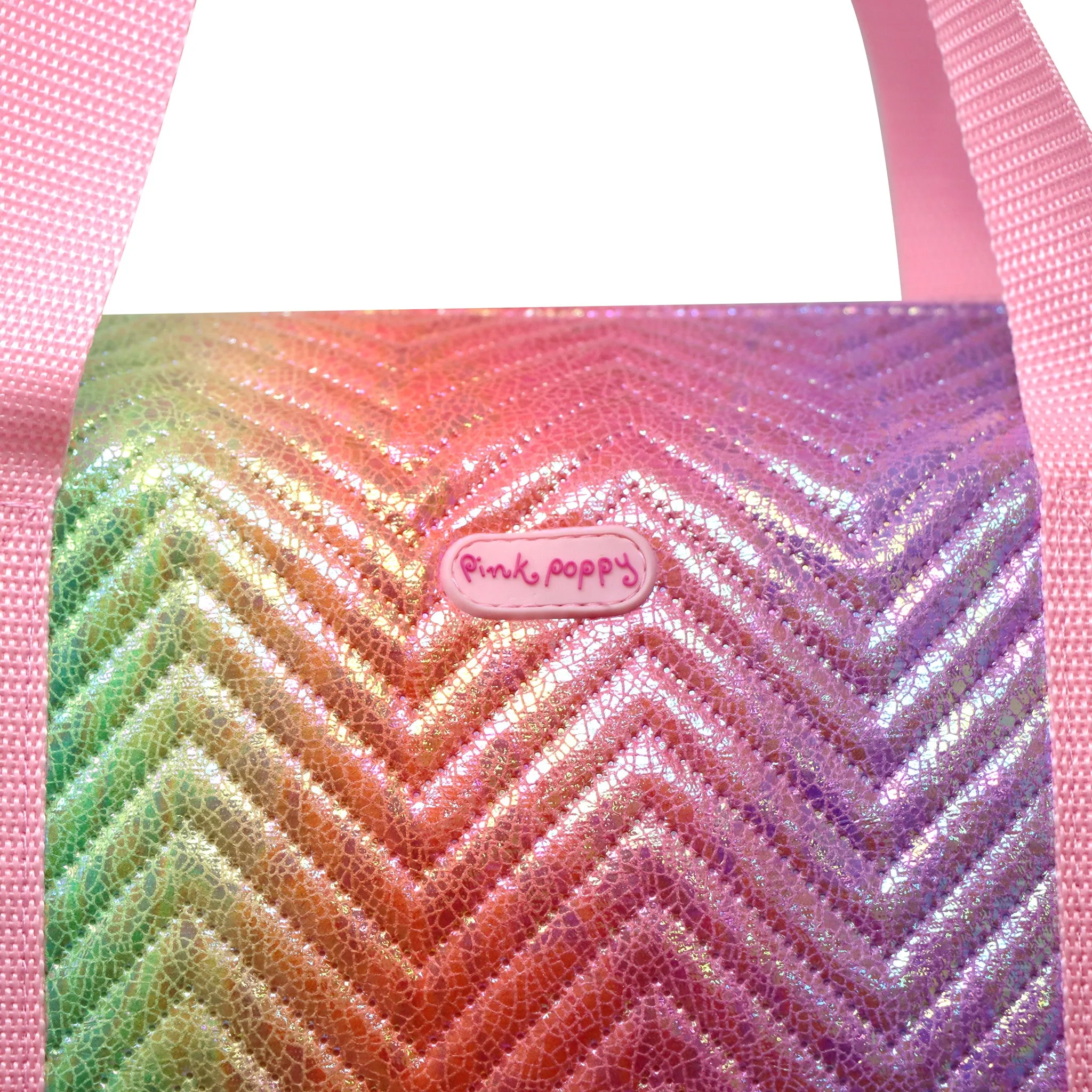 Unicorn Dreamer Quilted Rainbow Duffle Bag