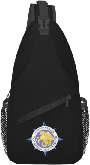 Us-Transcom-Emblem Crossbody Bags For Women Men Chest Backpack Gym Shoulder Bag Travel Outdoor Sports Casual Crossbody Bags