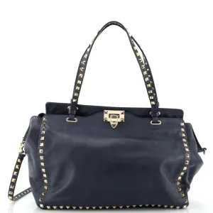 VALENTINO GARAVANI Rockstud Tote Soft Leather Medium