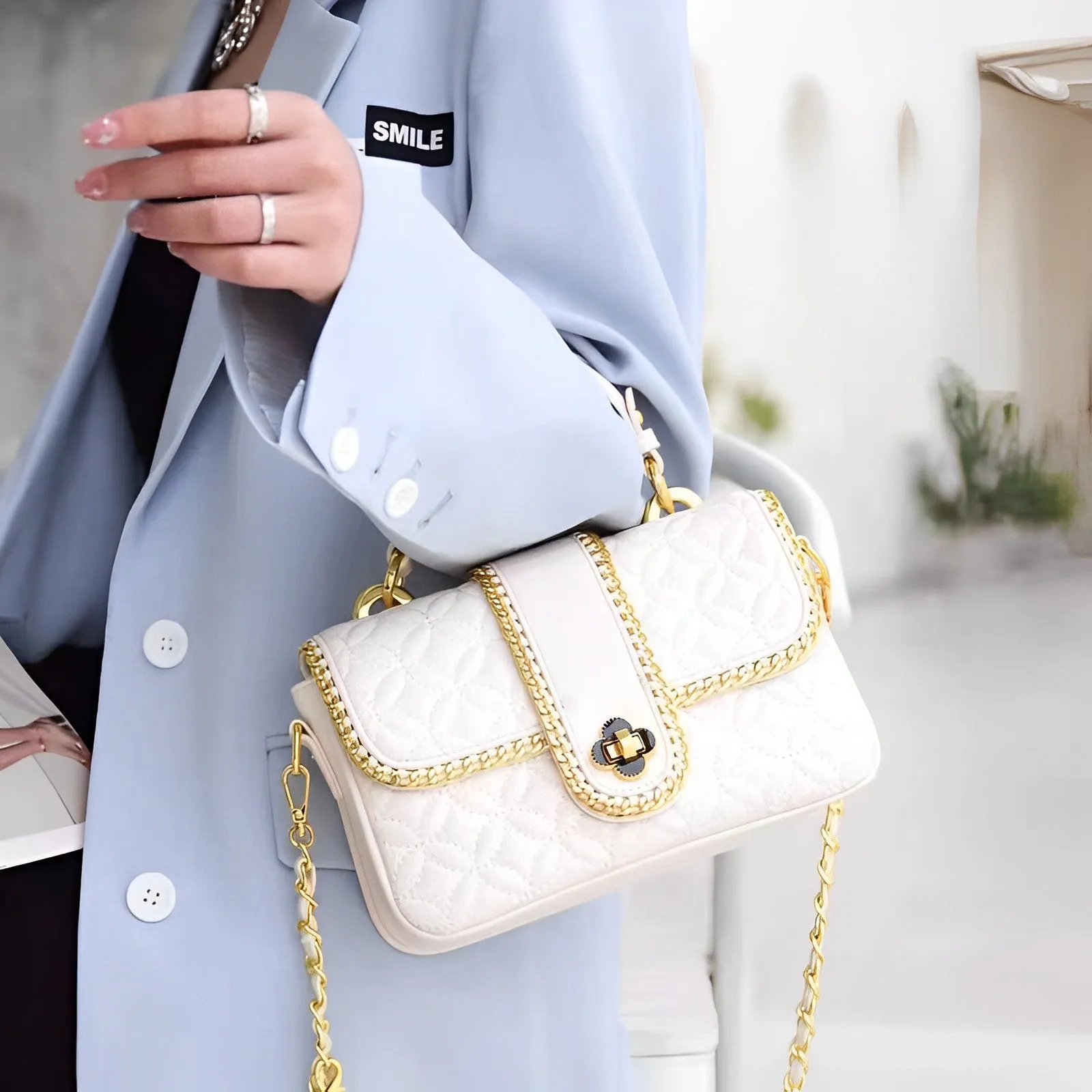 Vanessa Genuine Leather Crossbody Bag