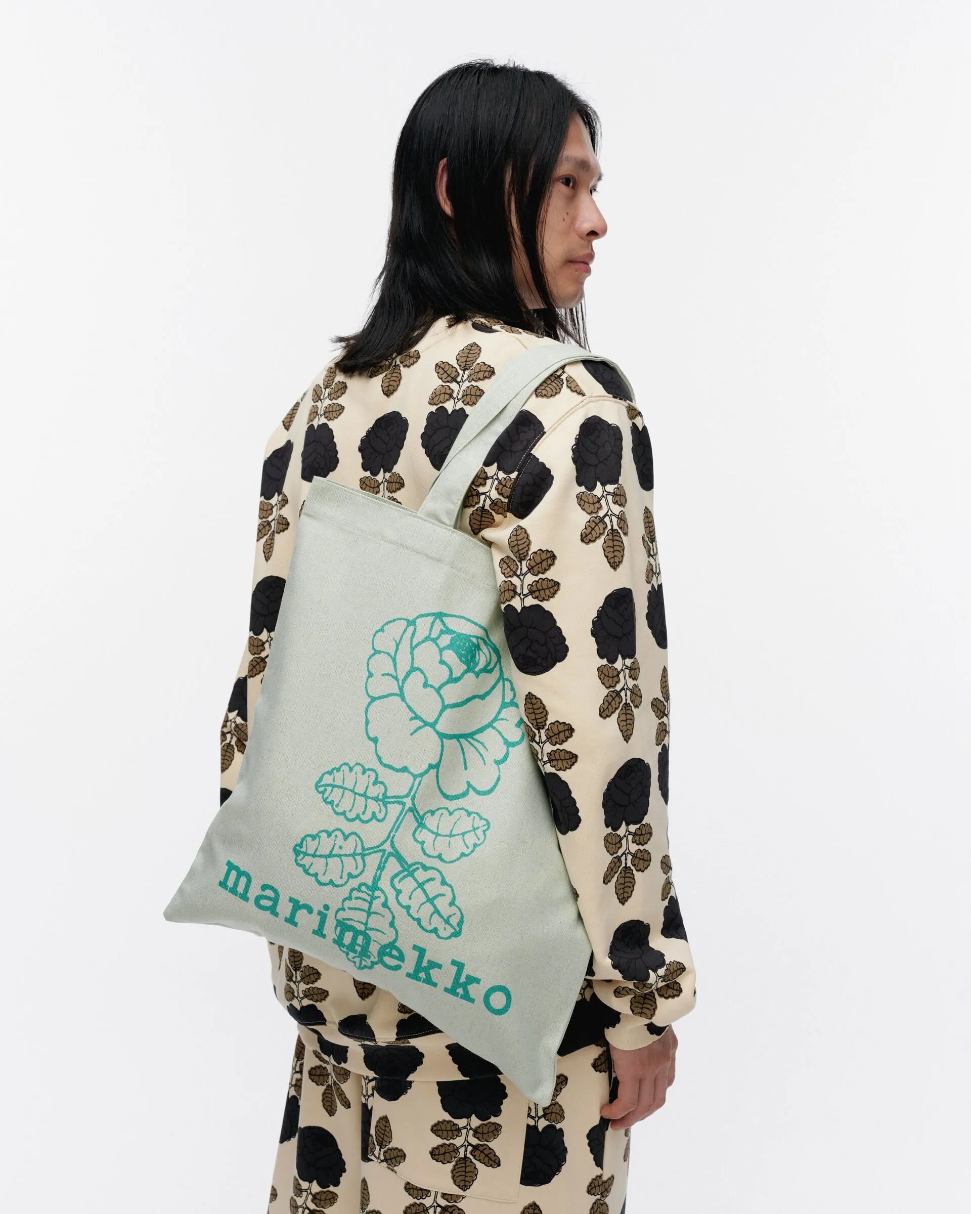 vankka vihkiruusu placement tote bag - teal
