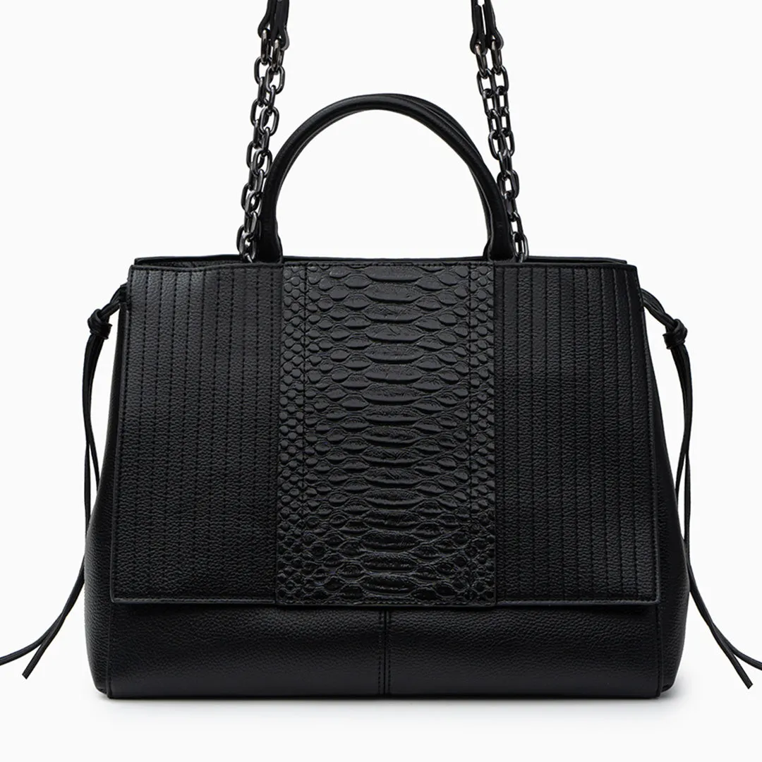Vegan leather tote bag - professional & stylish design