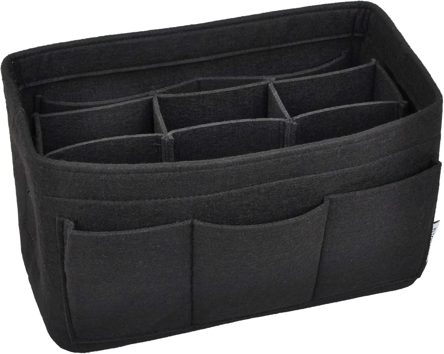 Vercord Felt Purse Organizer Handbag Insert Liner Shaper Bag in Bags for Speedy Neverfull Tote Black Xlarge