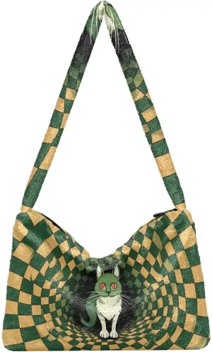 Vintage Plant Rose Dragonfly Wind Shoulder Tote Bag, Soft Shoulder Bag, Shoulder Handbag Women