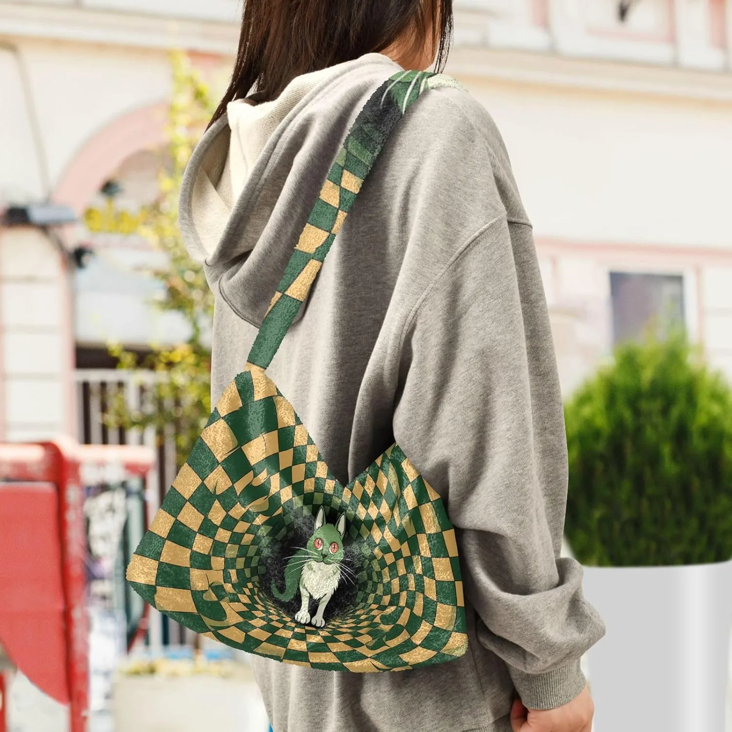 Vintage Plant Rose Dragonfly Wind Shoulder Tote Bag, Soft Shoulder Bag, Shoulder Handbag Women