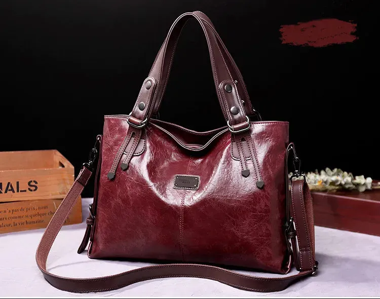 Vintage Soft Leather Shoulder Bag