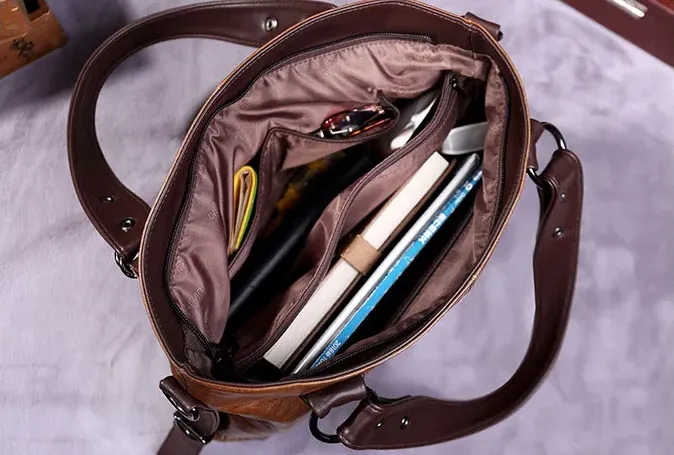 Vintage Soft Leather Shoulder Bag