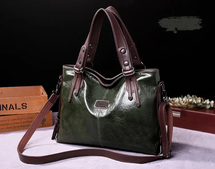 Vintage Soft Leather Shoulder Bag