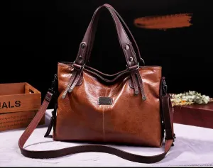 Vintage Soft Leather Shoulder Bag