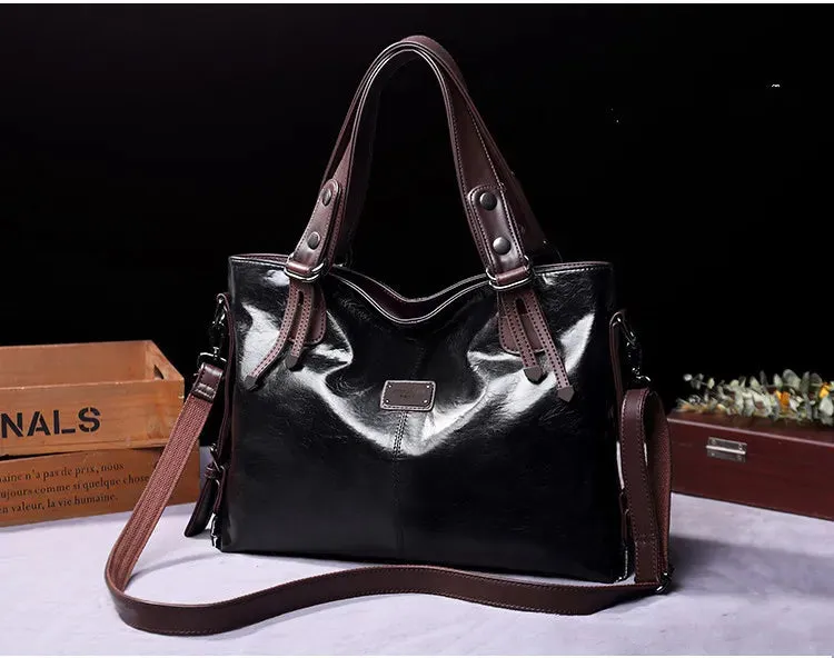 Vintage Soft Leather Shoulder Bag