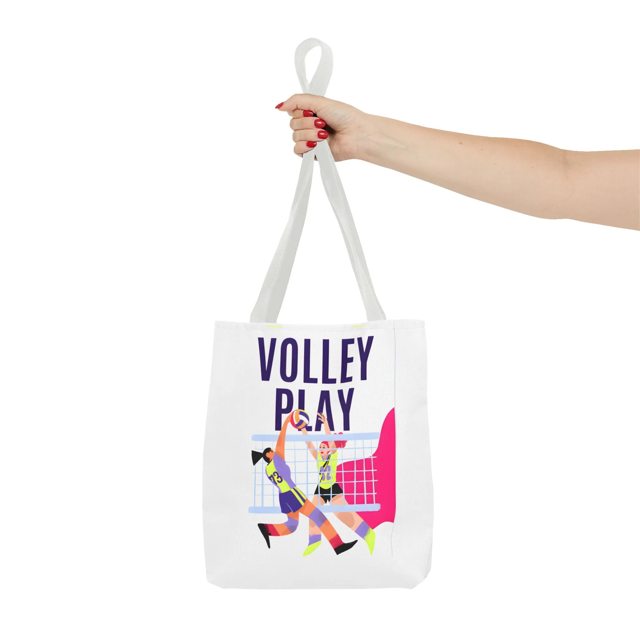 Volleyball Play Tote Bag - Sporty & Fun Gym Accessories