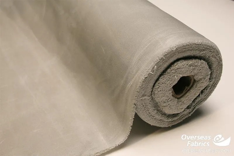Waxed Canvas 60" (13.5oz) - Silver