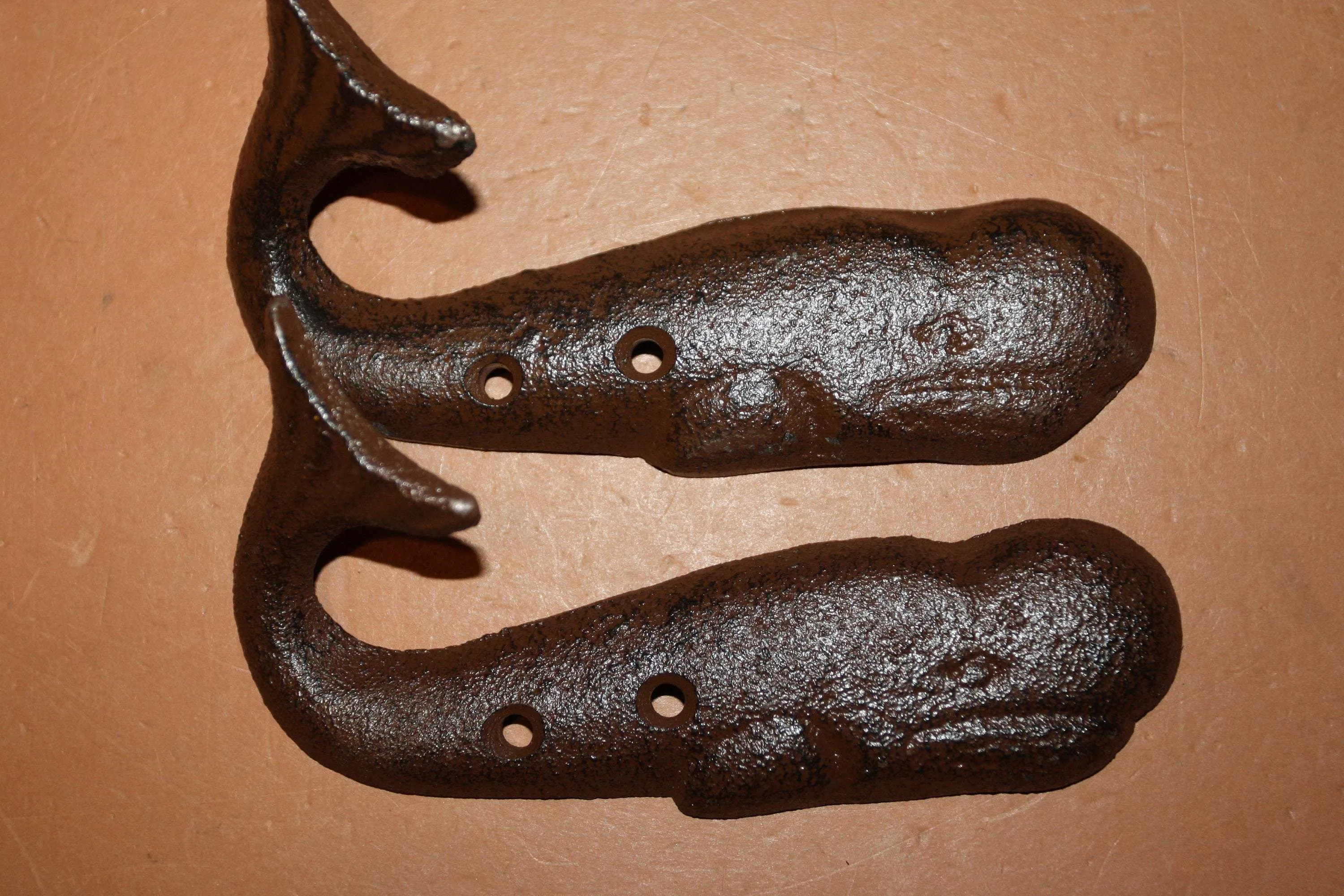 Whale Coat Hook Cast Iron ~ H-102