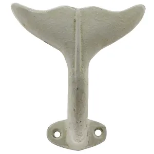 Whale Tail Wall Hook White