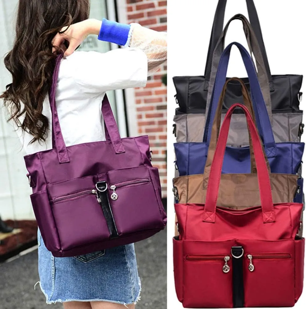 Women Casual Totes Handbags Shoulder Bags Purses Soft Nylon Bag