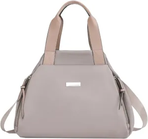 Women Crossbody Canvas Handbags Casual Work Tote Bags Nylon Top-handle Shoulder Purse Shopping Handbag