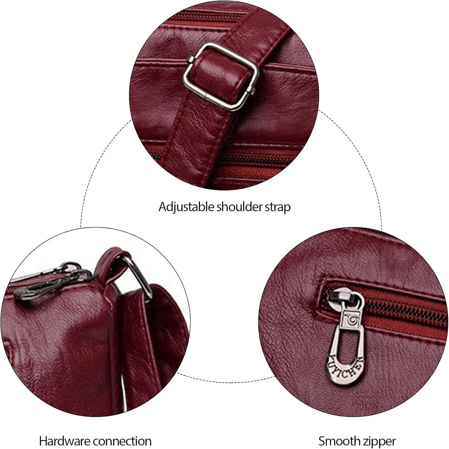 Women Shoulder Bags Multipockets Crossbody Purses Travel Messenger Bags Casual Purses and Handbags