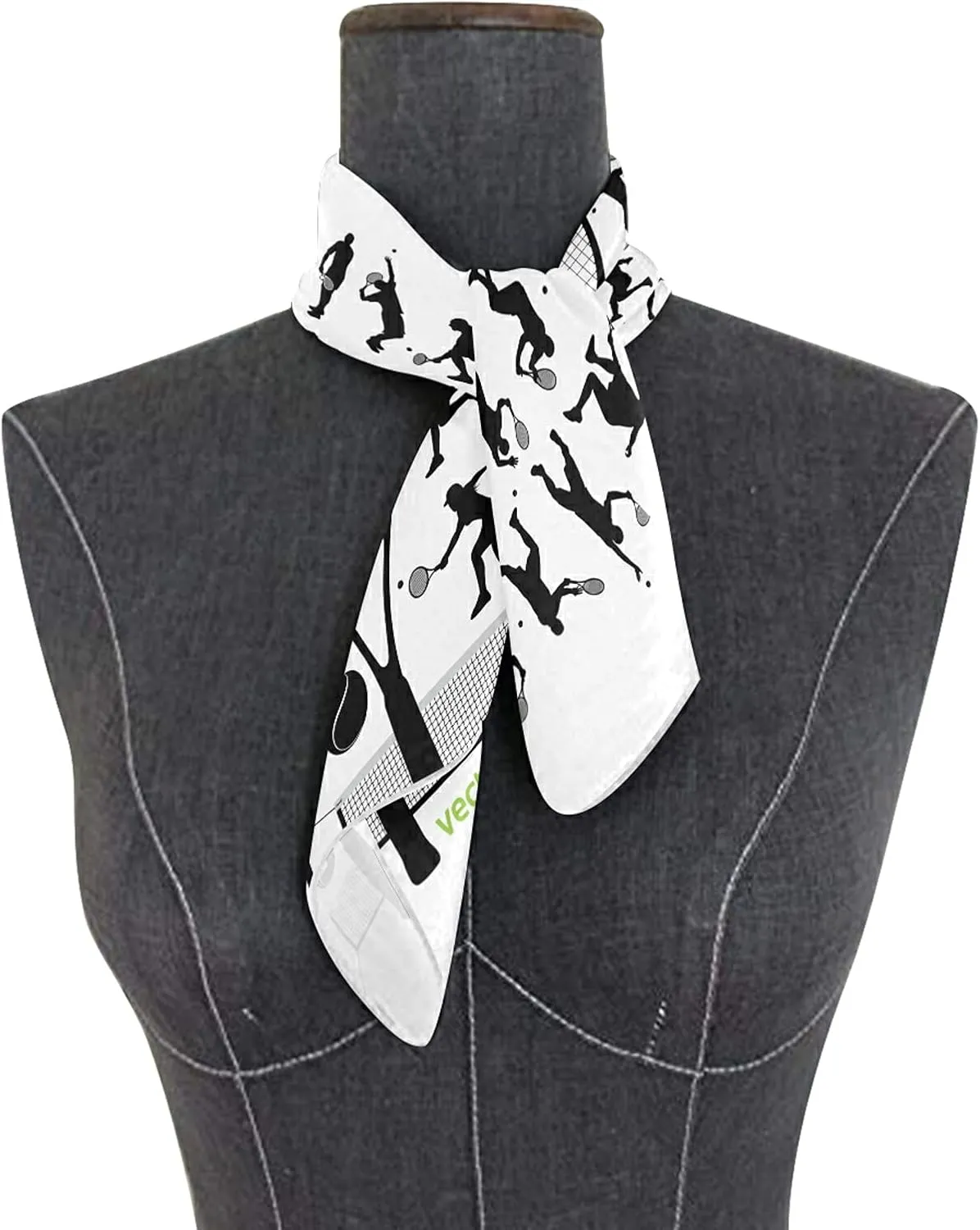 Women Silk Scarf Hair Wrap Shawl Chiffon Stole Square Scarves Headscarf