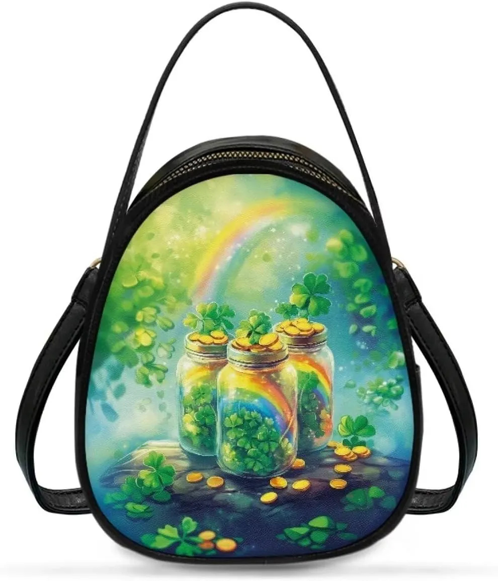 Women Small Shoulder Bag Waterproof Tote Square Satchel Handbags Lady Double Layer Portable Travel Holiday Gifts