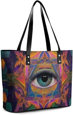 Women Tote Bag PU Leather Travel Shoulder Bags Casual Handbags