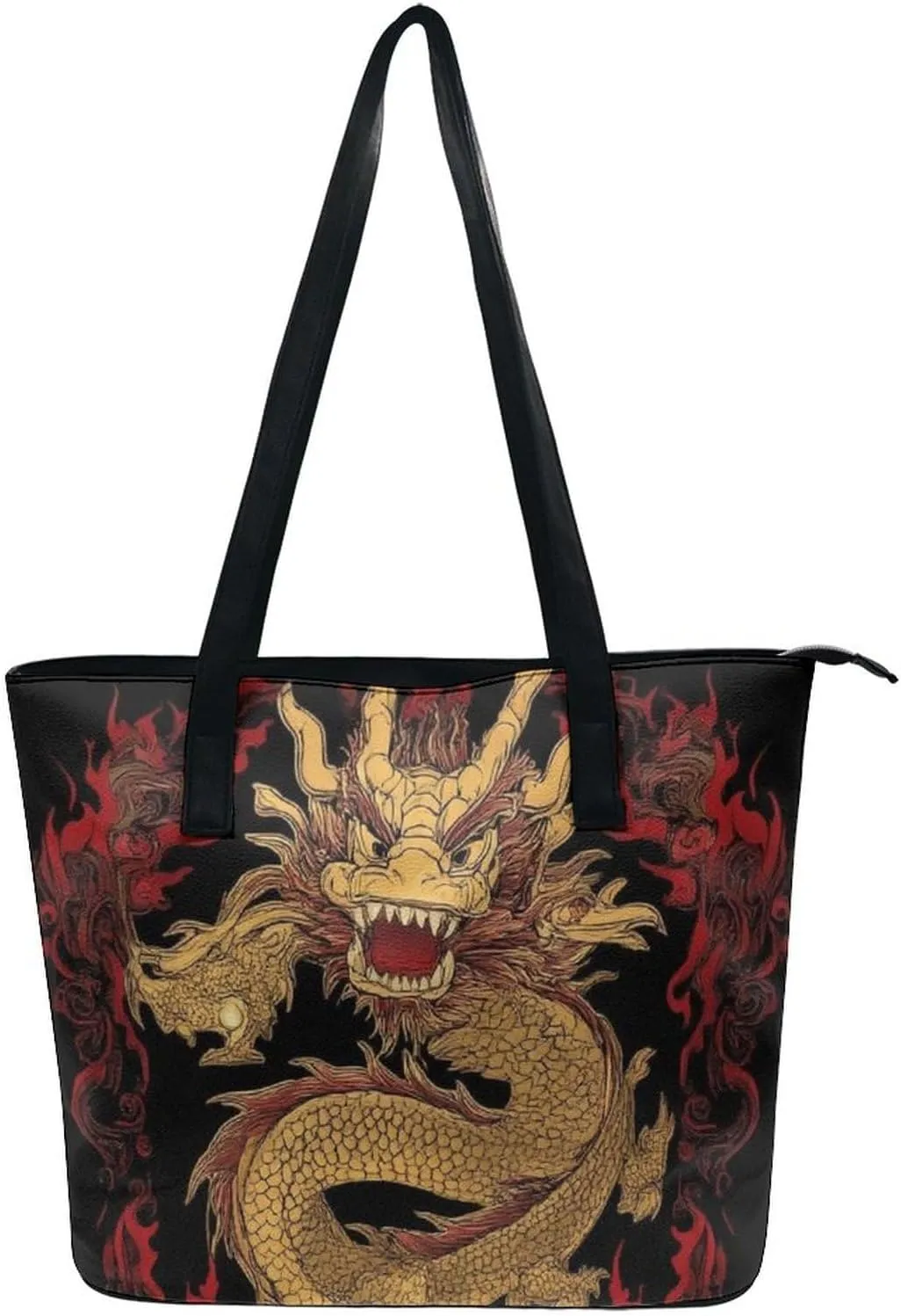 Women Tote Bags Casual Handbags PU Leather Shoulder Travel Bag