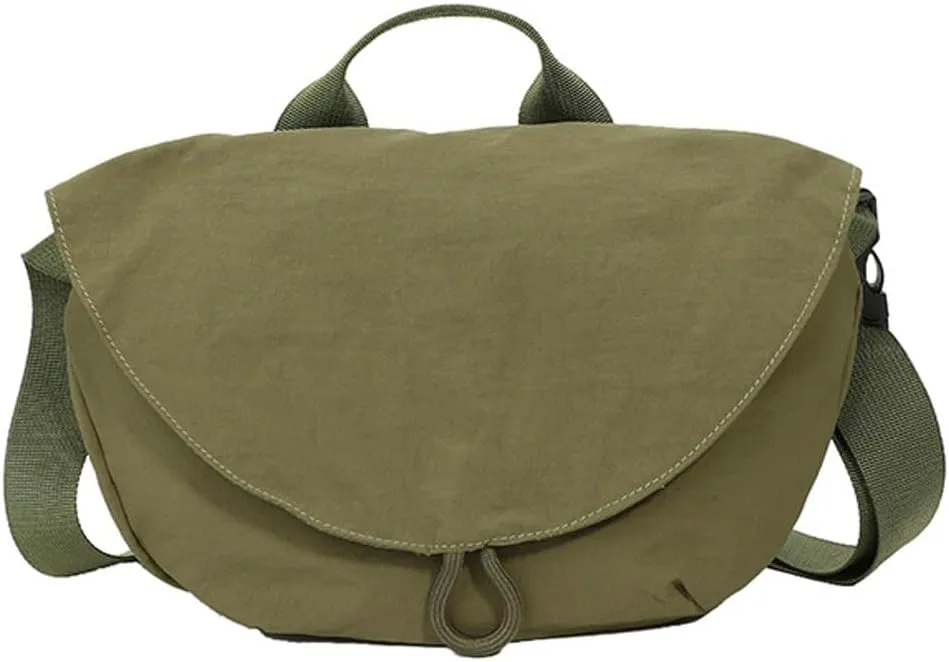 Women’s Casual Nylon Shoulder Handbags 2025 Fashion Purse Top Handle Shopping Bag Zipper Lightweight Hobo Crossbody Bag