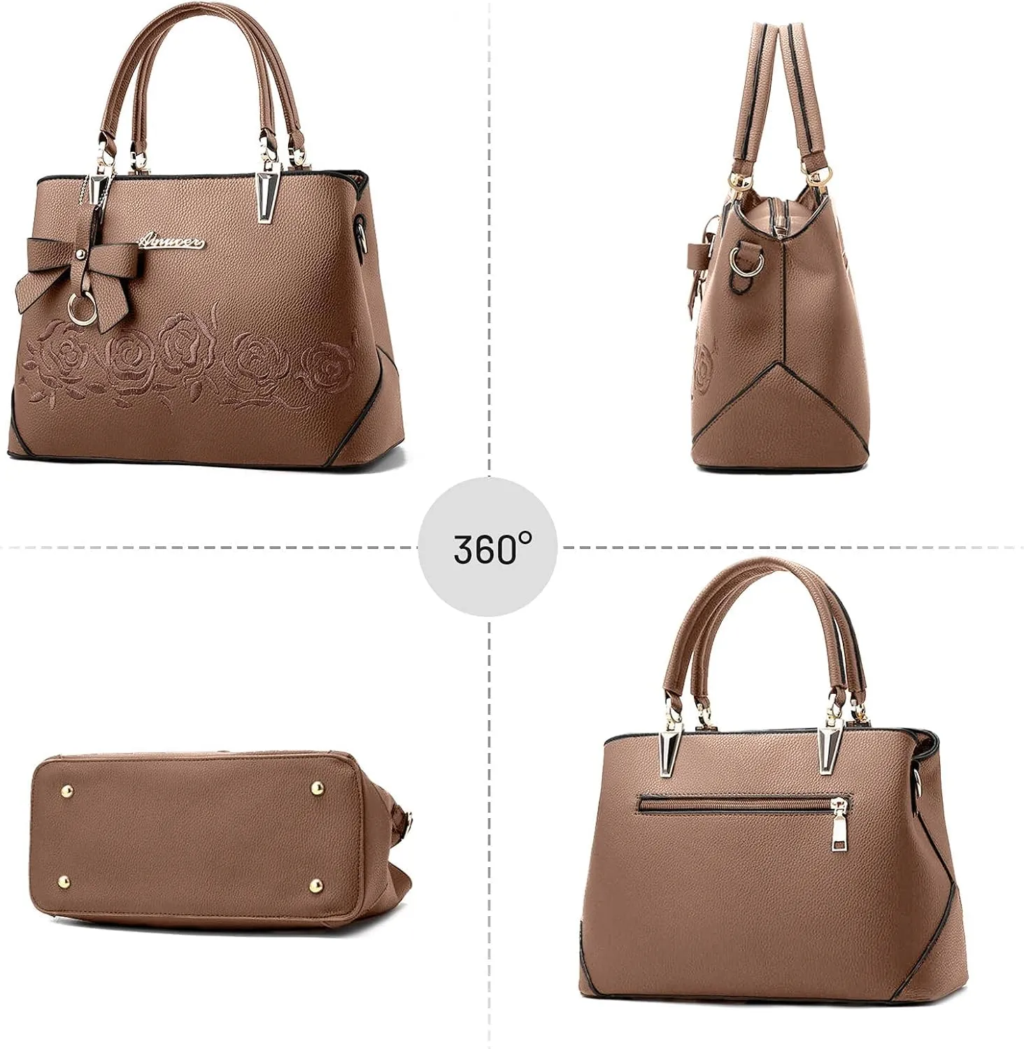 Womens Handbag Ladies Shoulder Bags Casual Messenger Bag Bowknot