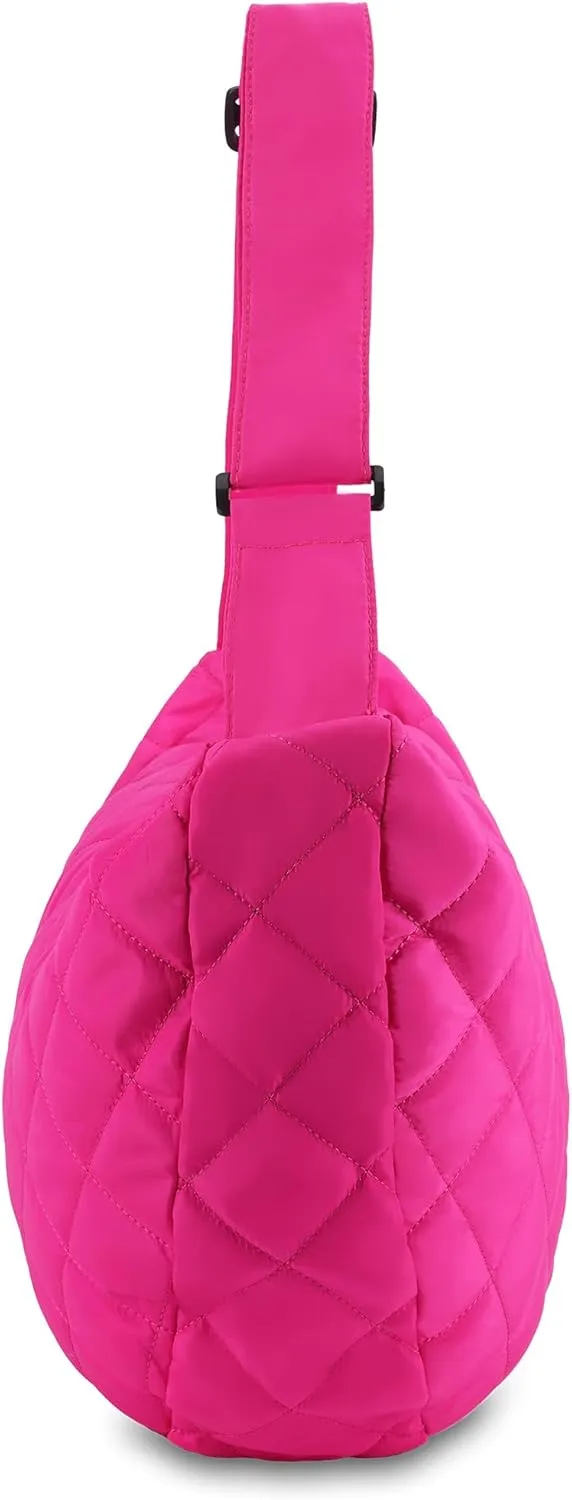 Women's Large and Slouchy Crossbody Hobo Bag Lightweight Soft Tote Bag Functional- Stylish