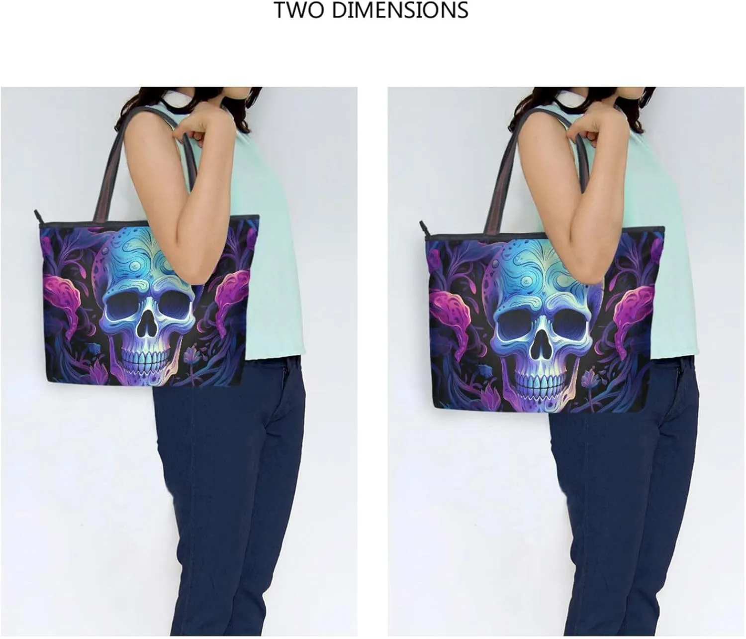 Women's Large Capacity Hobo Shoulder Bags - Casual Work & Vacation Tote Bag, 11"