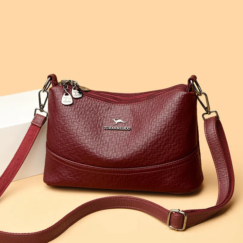 Women's Leather Shoulder Casual Bag