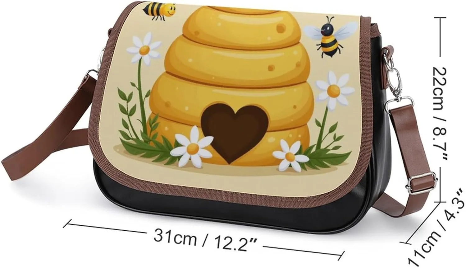 Womens PU Leather Crossbody Bag Lightweight Cellphone Purse Handbags with Adjustable Strap