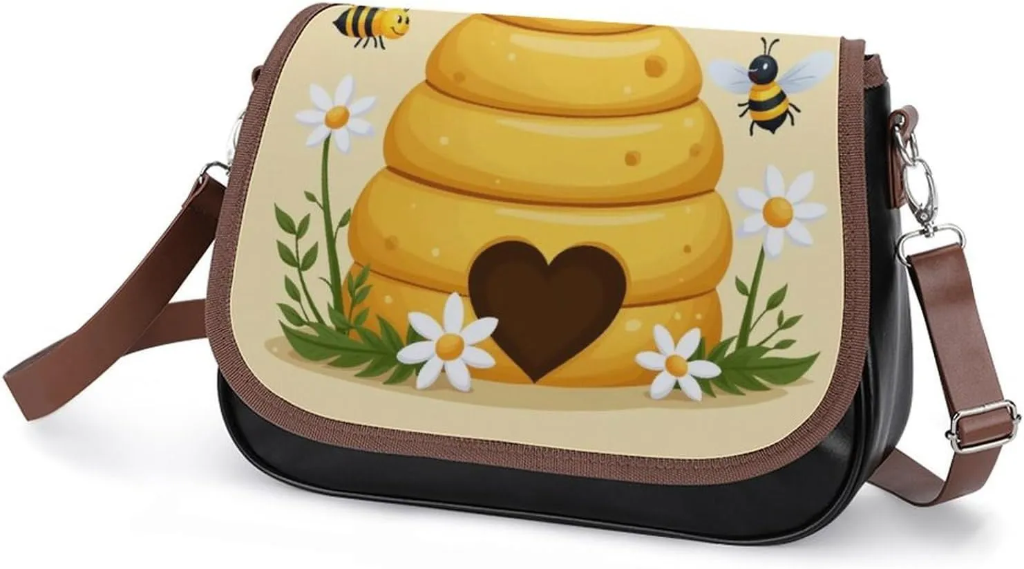 Womens PU Leather Crossbody Bag Lightweight Cellphone Purse Handbags with Adjustable Strap