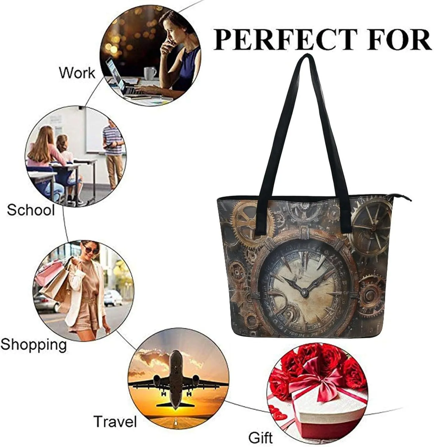 Women's Shoulder Hand Bag Tote Handbags Shopping Casual Travel Bag