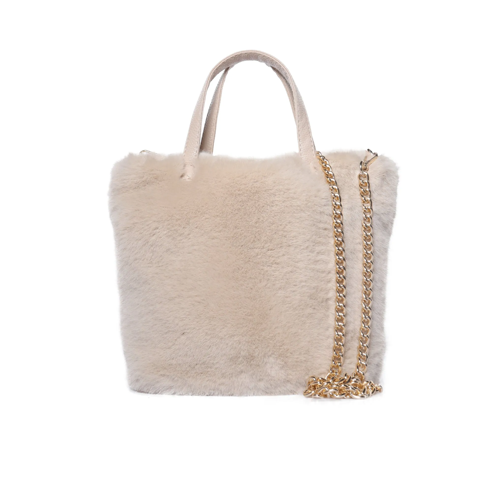 Women’s Shoulder Handbag Fluffy Faux Fur Bag Crossbody Plush Fashion Satchel 21837