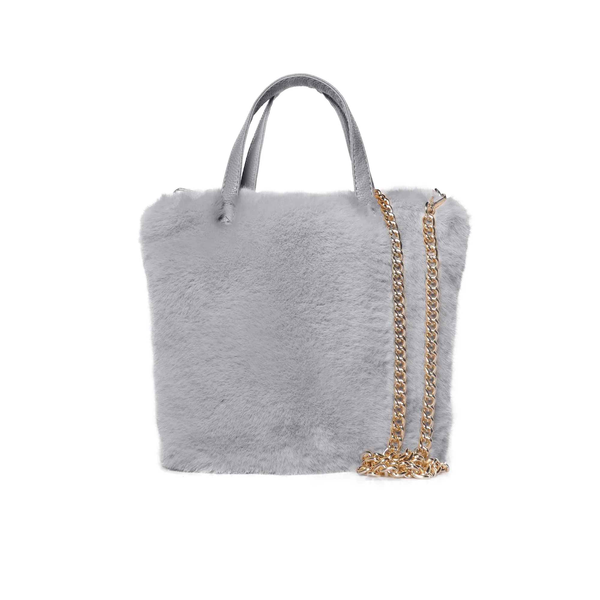 Women’s Shoulder Handbag Fluffy Faux Fur Bag Crossbody Plush Fashion Satchel 21837